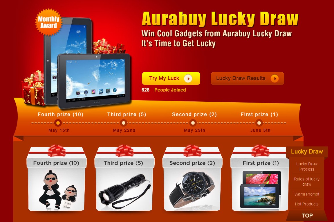 Aurabuy Lucky Draw Sweepstakes Fanatics