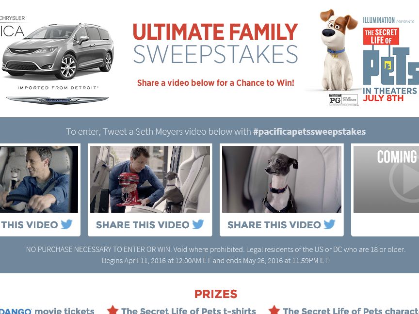 Chrysler sweepstakes #4