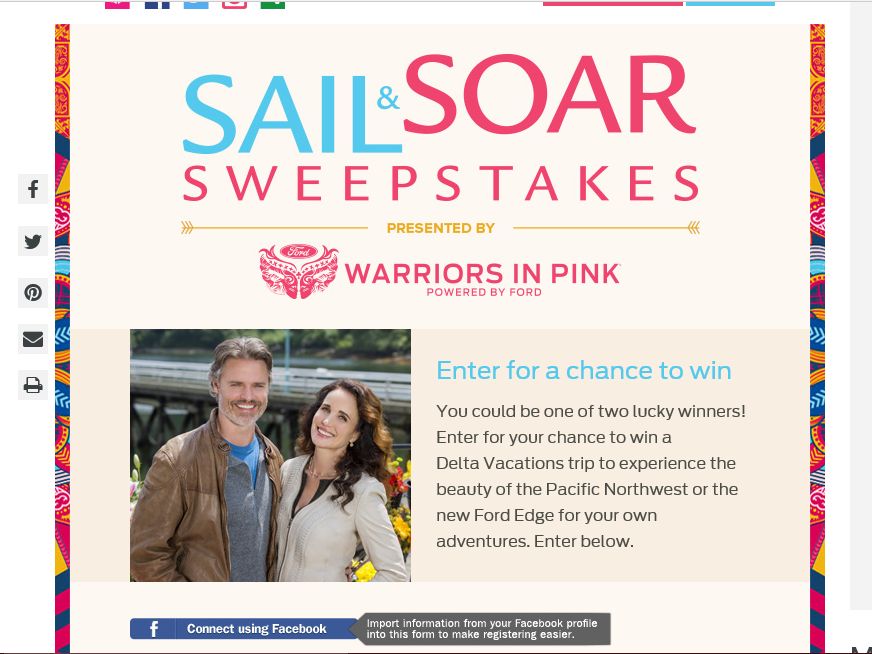 Ford warriors sweepstakes